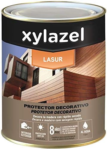 Xylazel Lasur Protector Deco al agua satinado 4L