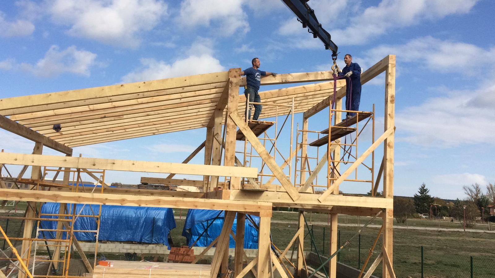 Casa unifamiliar en madera laminada