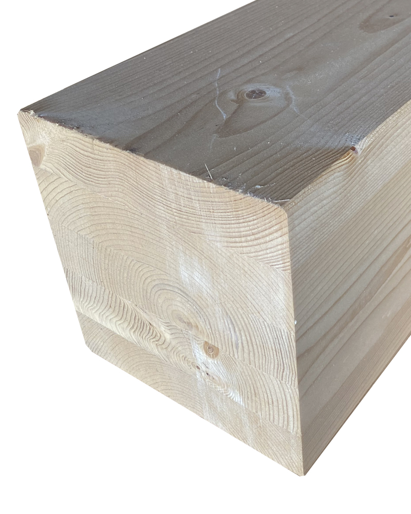 Vigas enteras de abeto laminado GLH24 12 - 13,5m