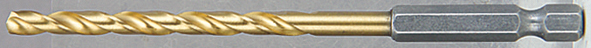 Broca para metal HSS-TIN DIN338