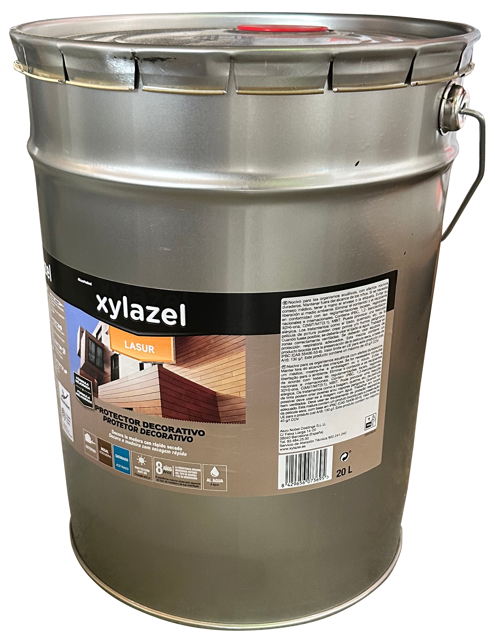 Xylazel Lasur Protector Deco al agua satinado 20L