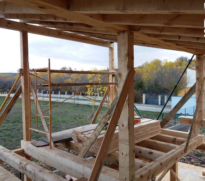 Casa de paja en San Medel