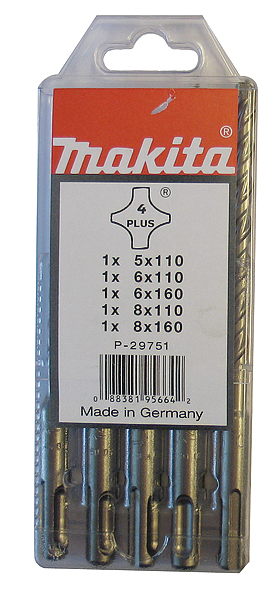 Estuche SDS PLUS Mak2 (5 piezas)