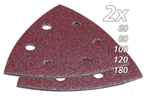 Lijas para madera dura, tableros de obra y metal (2uds de cada)