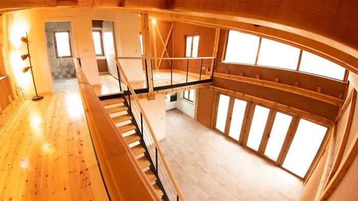 Casa de paja en San Medel