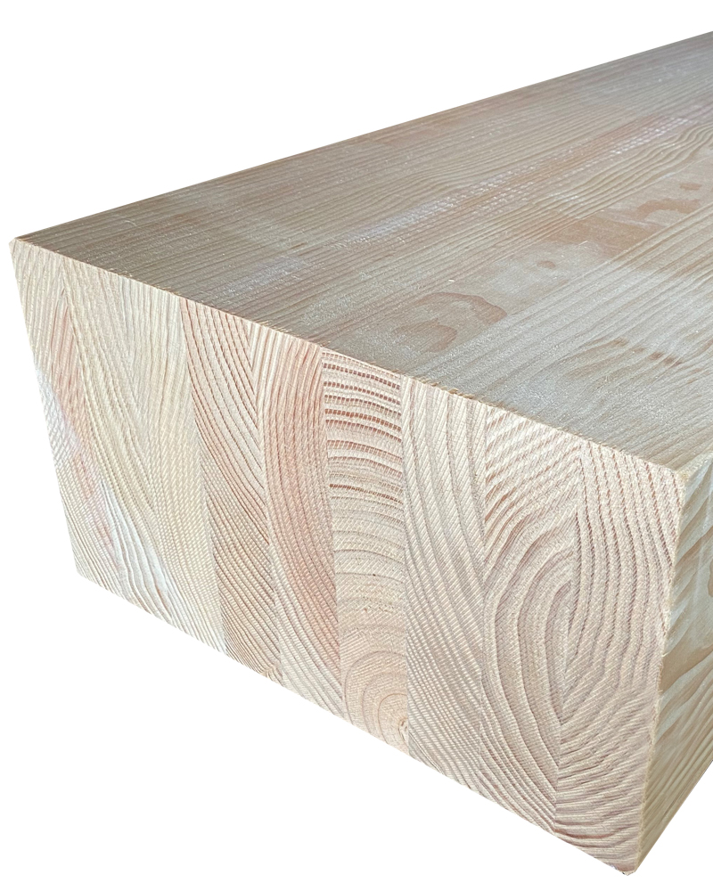 Vigas y pilares de pino Radiata laminado GL24h
