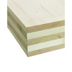 Tablero de abeto contralaminado CLT C24 - Tablero CLT
